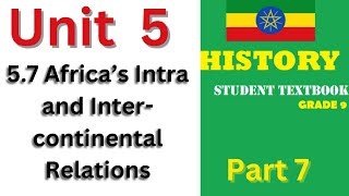 57 Africa’s Intra and Intercontinental Relations [upl. by Ttennaj]