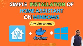 How to Install Home assistant on Windows using Docker [upl. by Lashar]