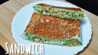 Sandwich Recipe  Crispy And Tasty Mayo Sandwich Recipe  Veg Sandwich Recipe [upl. by Armanda]