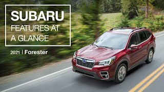 2021 Subaru Forester  Features at a Glance [upl. by Ebeneser]