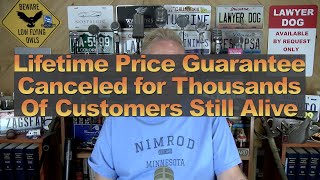 Lifetime Price Guarantee Canceled for Thousands of Customers Still Alive [upl. by Eemyaj875]