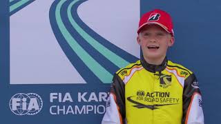 FIA KARTING WORLD CHAMPIONSHIP LONATO KZKZ2ACADEMY HIGHLIGHTS [upl. by Liag]