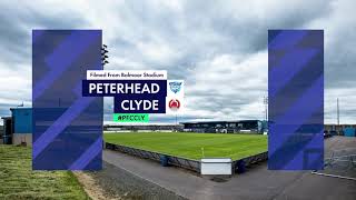 Highlights  Peterhead v Clyde  161223 [upl. by Jarrett]