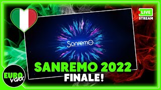 SANREMO 2022 FINALE FINAL NIGHT REACTION [upl. by Neve]