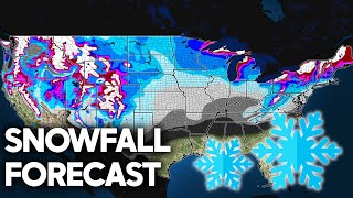 Snowfall Forecast Winter 2023  2024 OFFICIAL [upl. by Garland]