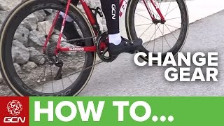 How To Change Gear On Your Bike  Road Bike Shifting Made Easy [upl. by Tini]