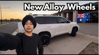 New Alloy Wheels 🛞 in Land Cruiser  Vlog in Australia 🇦🇺  NavtejVlogs [upl. by Featherstone]