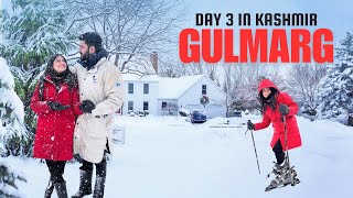 Gulmarg 😍 Snowfall Dekhi Pehli Baar 🥹  Kashmir Trip Day3  Arshi Saifi [upl. by Eibocaj]