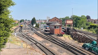 Live Cam  Kidderminster Town Station  Severn Valley Railway  50035 Ark Royal Departure [upl. by Alida]