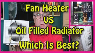 Fan Heater vs Oil Filled RadiatorWhich Is Best [upl. by Eimar]