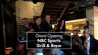 NBC Sports Grill amp Brew Grand Opening  Universal CityWalk [upl. by Yadseut]