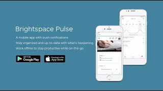 Stay Productive while onthego with the Brightspace Pulse App [upl. by Anura632]