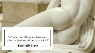 Whats the difference between internal amp external hemorrhoids [upl. by Ripley]