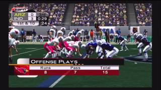 ESPN NFL 2K5 Tribute Series Cardinals vs Colts 2k15 Roster [upl. by Oigroig]