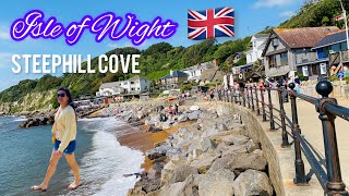 WE FOUND A HIDDEN BEACH IN ISLE OF WIGHT Steephill Cove Staycation Day 2 [upl. by Mini613]