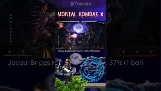 Mortal Kombat X Jacqui Briggs High Tech combos mortalkombat game playstation JacquiBriggs [upl. by Verner]