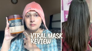 Most Viral Brazilian Keratin Hair Mask  price fake or real rabimanivlogs [upl. by Nonac]