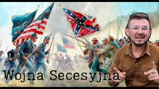 Szybka Lekcja Historii USA Wojna Secesyjna [upl. by Saks]