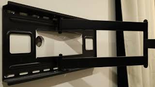 Barkan Long TV Wall Mount 13 65 inch Full Motion Articulating Review [upl. by Eittocs]