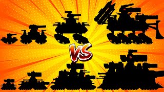 Entwicklung von Hybrid KV44 vs Karl44  Cartoon über Panzer  Hihe Tank [upl. by Ariam]