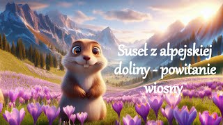 Suseł z alpejskiej doliny  powitanie wiosny [upl. by Survance791]