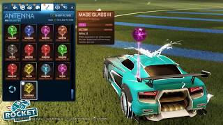 All Rocket Pass Premium Items Showcase  Fastest Way To Unlock Premium Rewards In Rocket League [upl. by Spatola]