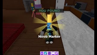 How to get NOOB marker in FIND THE MARKERS Roblox  MICROWAVE CODE  UPDATED 2024 [upl. by Dnalhsa]