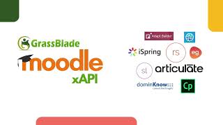 xAPI Content on Moodle LMS  Upload amp Track  GrassBlade xAPI for Moodle Plugin [upl. by Llertnod]