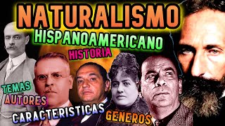 NATURALISMO en HISPANOAMÉRICA Características géneros autores y obras [upl. by Huber]