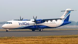 IndiGo ATR 72600 delivery flight to New Delhi [upl. by Kienan]