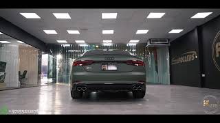 AUDI S5 ll MATTE WRAP Olive Green ll Foilers Garage [upl. by Ludwigg776]