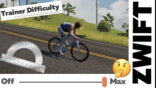 Zwift Trainer Difficulty Theres one more thing to knowdescents [upl. by Ahsinar504]