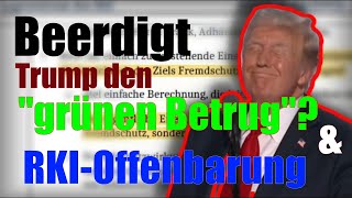 💥Top News💥  RKI entschwärzt amp Trump gegen den quotgrünen Betrugquot ⁉️ rki trump gold [upl. by Atis]