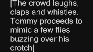 a racist comment  quote from Tommy Tiernans Bovinity gig [upl. by Aerdnac917]