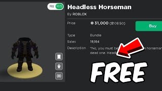 HEADLESS HORSEMAN GIVEAWAY ROBLOX [upl. by Gschu]