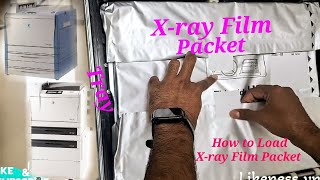 How to Load Xray Film Packet in Drypro Drypix  konica fuji  XrayFilm packet kaise dhalte hai [upl. by Ahsatal]