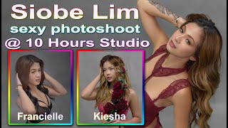 Siobe Lim Kiesha Pablo Francielle Cruz sexy photoshoot  10 hours studio [upl. by Natfa]