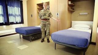 How to make a bed  Squared Away  Army Jobs [upl. by Josie]