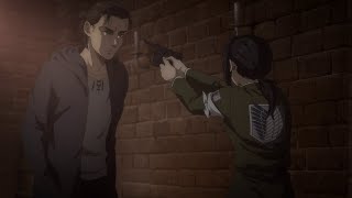 Eren vs Pieck  Attack on Titan 4x16 BluRay [upl. by Season]