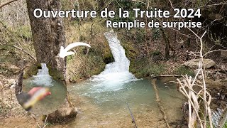 Ouverture de la TRUITE 2024 dans un ruisseau de montagne 4K [upl. by Waldner864]