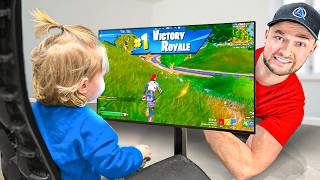 My SON Controls My Fortnite Game [upl. by Lavro]