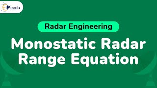 Monostatic Radar Range Equation  Radar Equation  Radar Engineering [upl. by Hufnagel471]