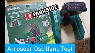 Arroseur Oscillant Parkside Présentation et Comparaison avec Gardena [upl. by Oicaroh]