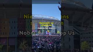 Best Football Chants  Ajax  90 Minuten Lang  football fans ajax chants [upl. by Enined]