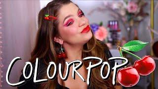 COLOURPOP CHERRY CRUSH COLLECTION REVIEWSWATCHES [upl. by Ssej]