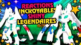 4 RÉACTIONS INCROYABLES DE LÉGENDAIRES SHINY [upl. by Deane]