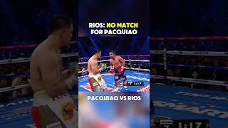 Brandon Rios No Match for Pacquiao boxing knockoutpower boxingmatch trending pacman pacquiao [upl. by Yllut]