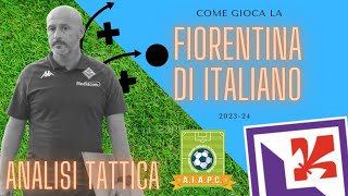 ⚽️ Analisi Tattica ⚽️ Come gioca la FIORENTINA di ITALIANO 202324 🟣🟣 [upl. by Einitsed]