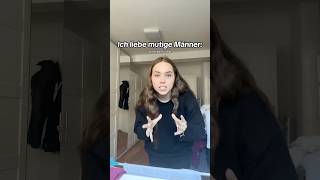 Ich LIEBE mutige MÄNNER🥹😍 shortvideo comedy funny liebe männer reagieren mutig omg react [upl. by Tomi728]