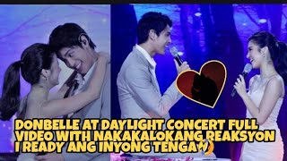 DONBELLE DAYLIGHT CONCERT FULL VIDEO OF DONBELLE Q amp A KISSING SCENE [upl. by Ahkihs]